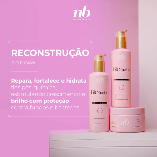 KIT SHAMPOO 300ML. ACOND 300ML. Y MASK 300ML. BIO FUSION
